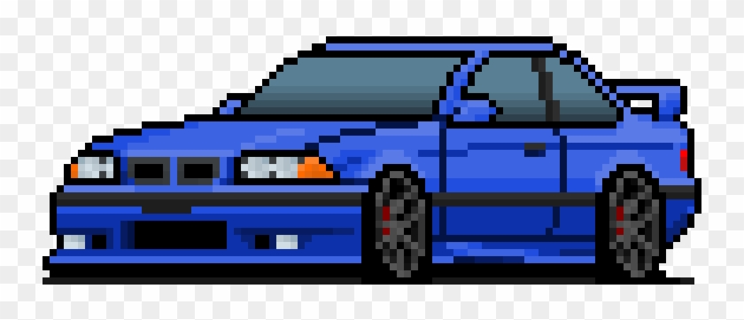 Bmw Pixel Sports Car Png Clipart - Car Pixel Png #610162