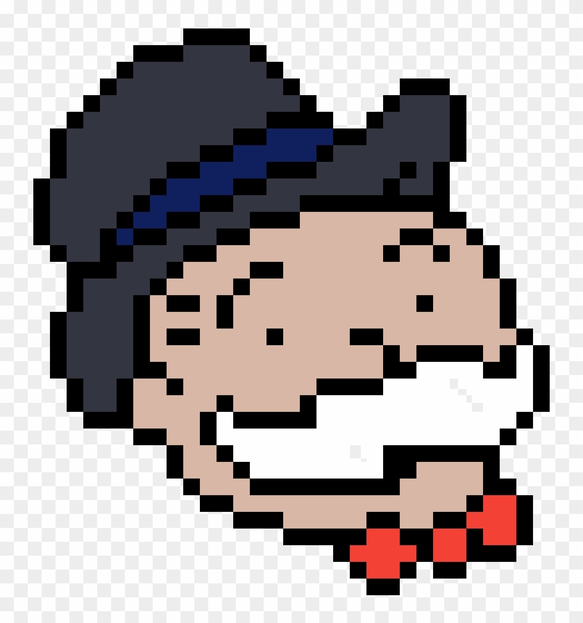 Monopoly Guy - Minecraft Pixel Art Monopoly Man #610172