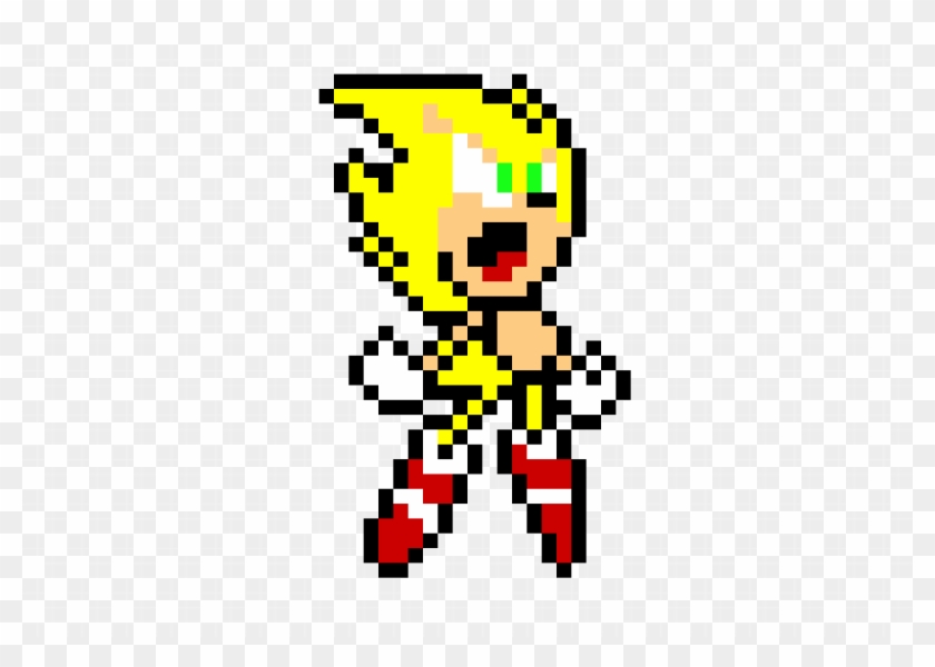 Super sonic inspiration from krakenboi4 pixel art