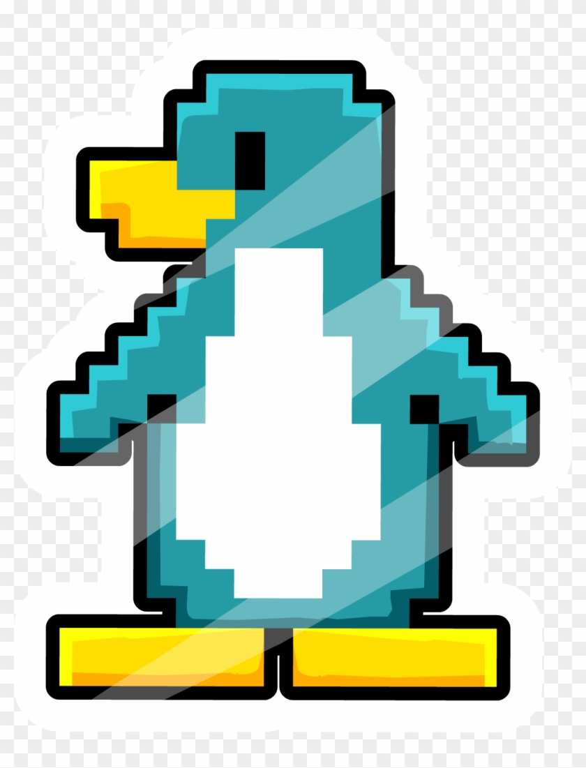 Pixel Penguin Pin - Pins De Club Penguin #610206