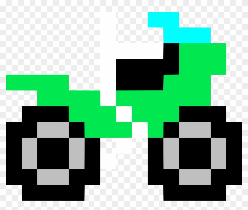 Pixel Art Motorbike - Pixel Art Motorbike #610239