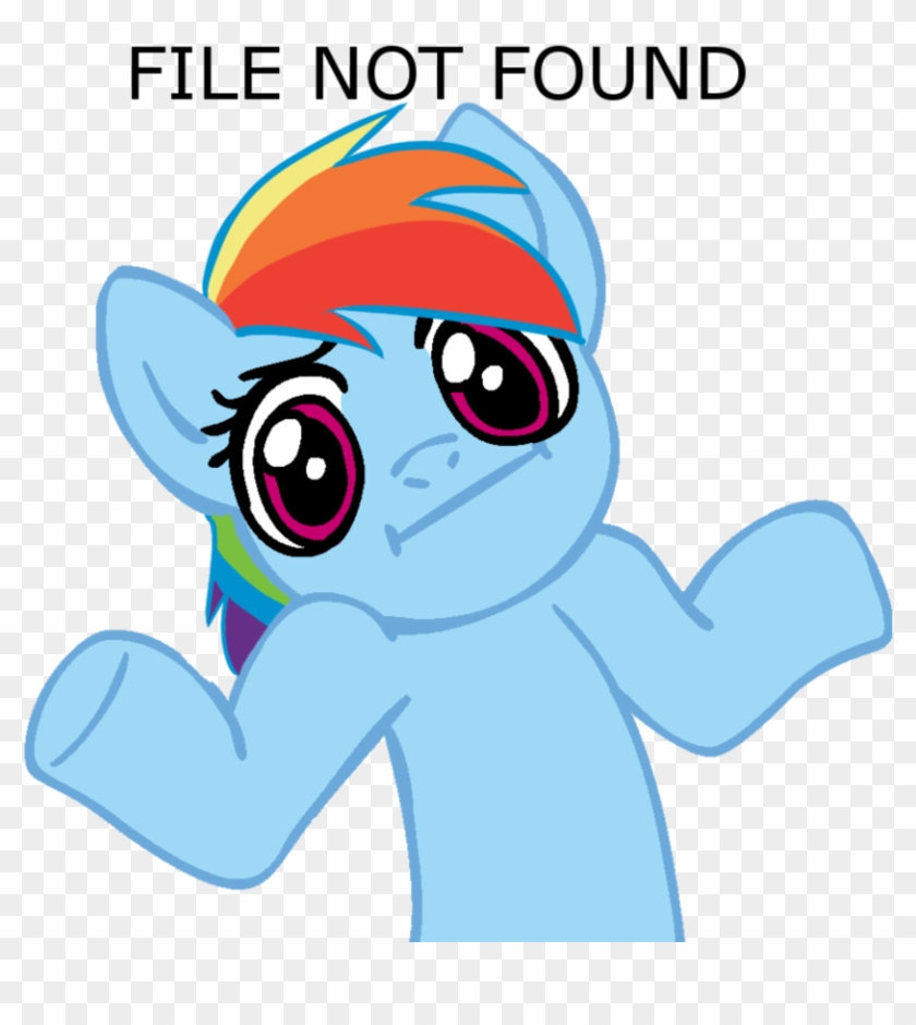 My Creepy Cupcakes Picture By Brony2447 - Rainbow Dash Shrug #610236