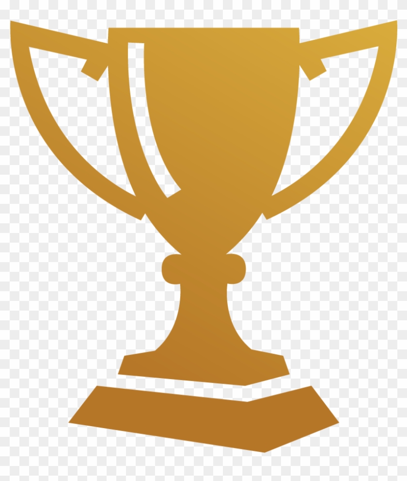 Trophy Icon Black - Transparent Background Trophy Clipart #610271