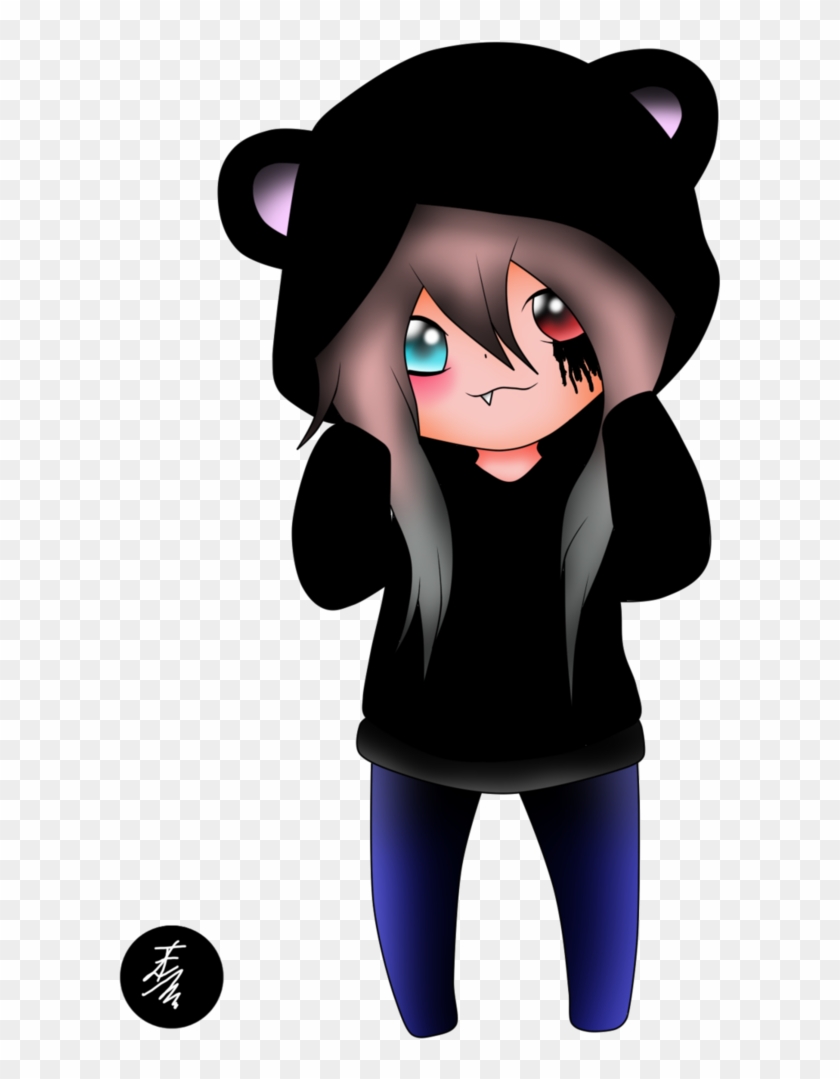 Chibi Creepy Haku Bear By Lisica1213 - Creepy Chibi Png #610274