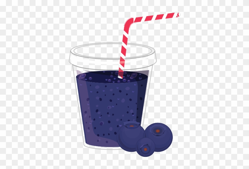 Blueberry Juice - Drinking Straw #610292