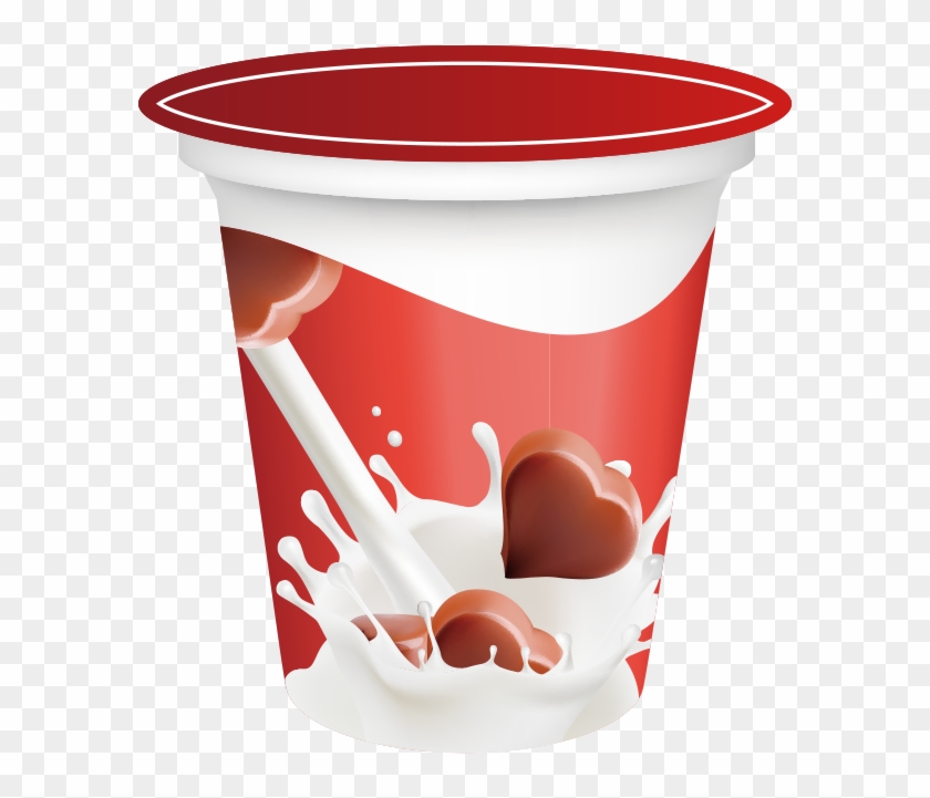Milk Yogurt Cup Euclidean Vector - Milk Yogurt Cup Euclidean Vector #610343