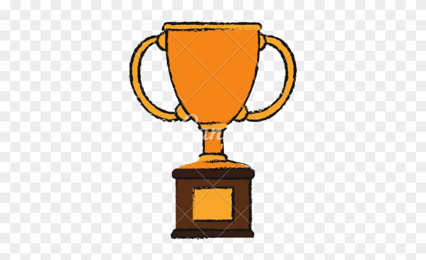 28 Collection Of Trophy Drawing Image - Drawing Of A Trophy #610304