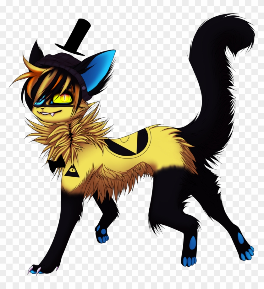 Bill Cipher Cat By Yamiko-creepy - Bill Cipher As A Cat #610315