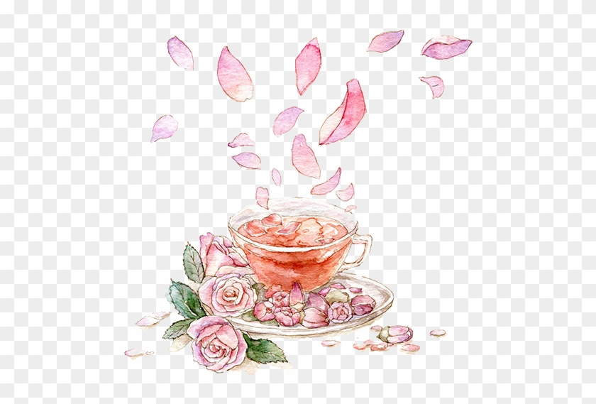Flowering Tea Beach Rose Clip Art - Flowering Tea Beach Rose Clip Art #610389
