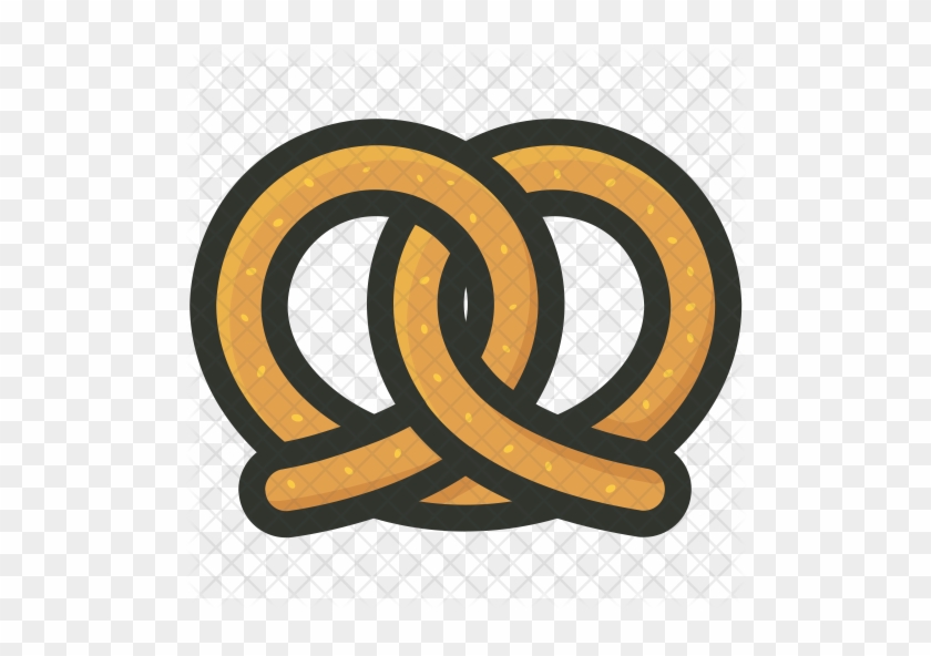 Pretzel Icon - Food #610488