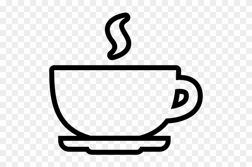 Coffee Cup Outline Vector - Coffee Cup Outline Png #610544