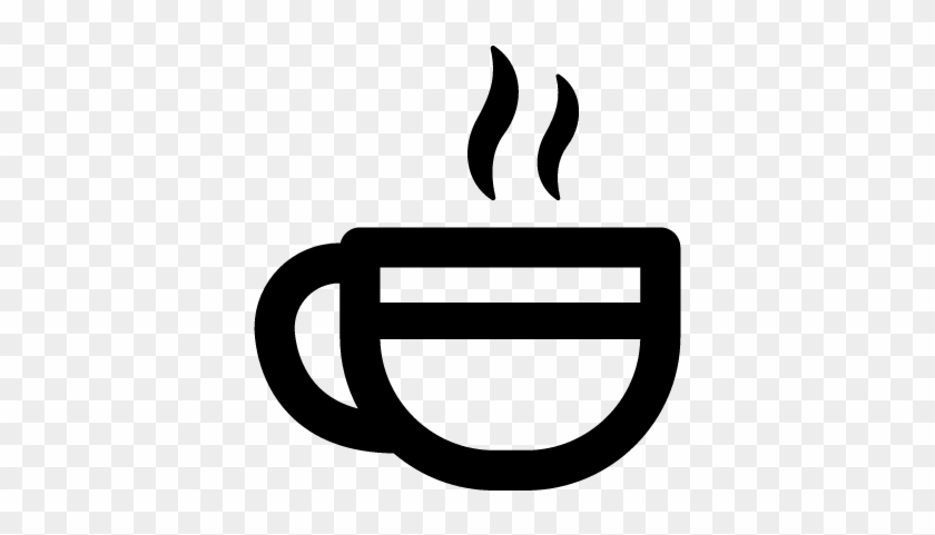 Cup Of Hot Coffee Vector - Coffee #610609