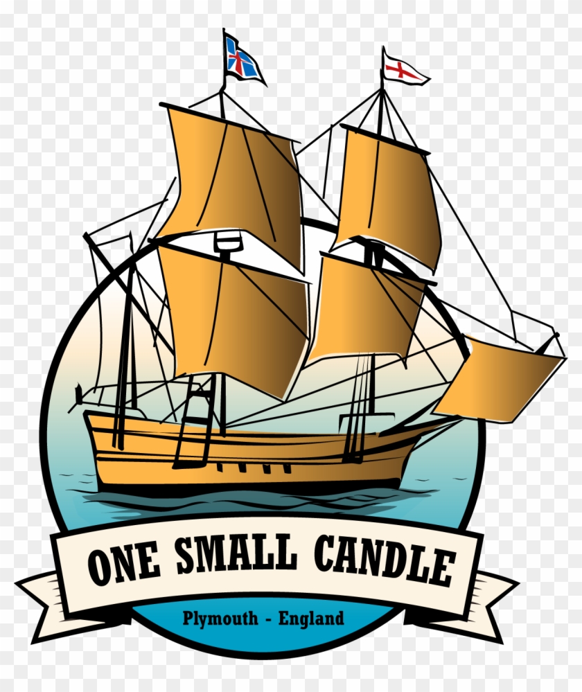 Sloppy, Lucky, And Smart One Small Candle Plymouth's - Mayflower #610709