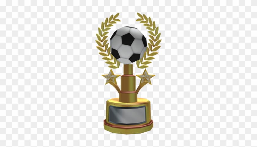 Golden Soccer Trophy - Soccer Trophy Png #610781
