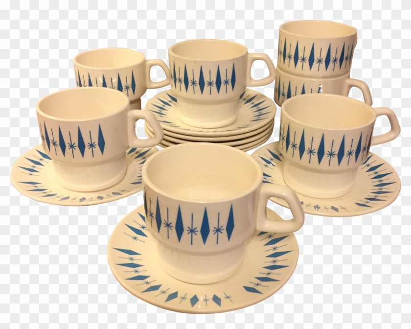 Cup And Saucer Set Png #610883