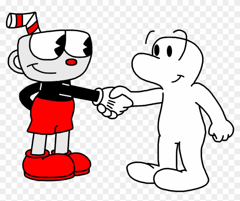 Fone Bone Meets Cuphead By Marcospower1996 Fone Bone - Cartoon #610948