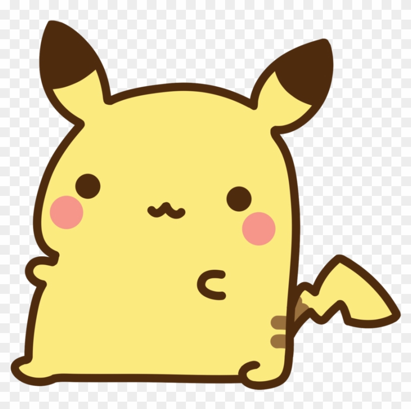 Not Mine Pikachu Chibi Fabulous Cute Kute Tiny Sticker - Transparent Chibi Pikachu #610961