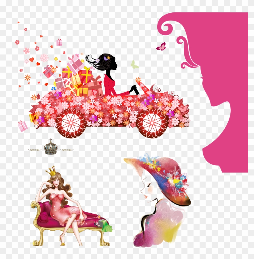Car Flower Clip Art - Car Flower Clip Art #611164