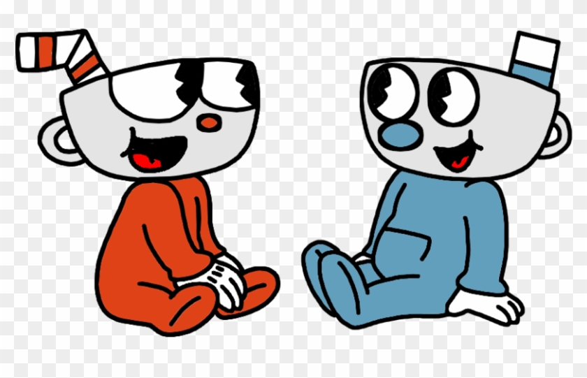 Baby Cuphead And Baby Mugman By Marcospower1996 - Baby Cuphead And Mugman #610992