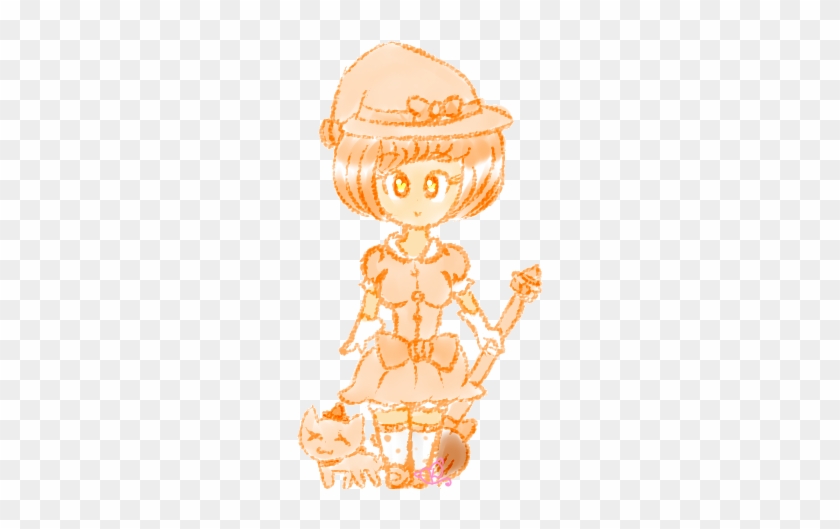 Crayon Chibi Pumpkin Pie And Spice By Kittyhimesweetheart - Illustration #611045