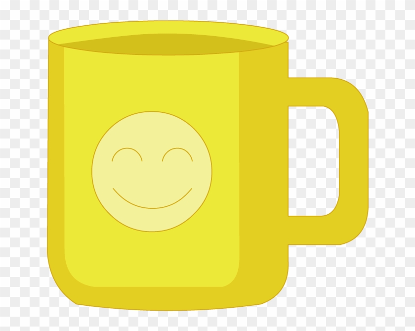 Smiley Coffee Cup Yellow Cafe - Smiley #611091