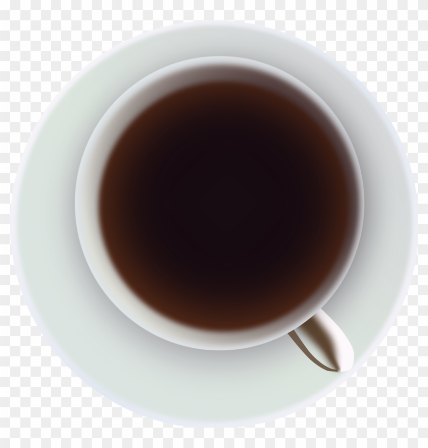 Coffee Cup From Top Svg Clip Arts 600 X 600 Px - Birds Eye View Coffee Cup #611099