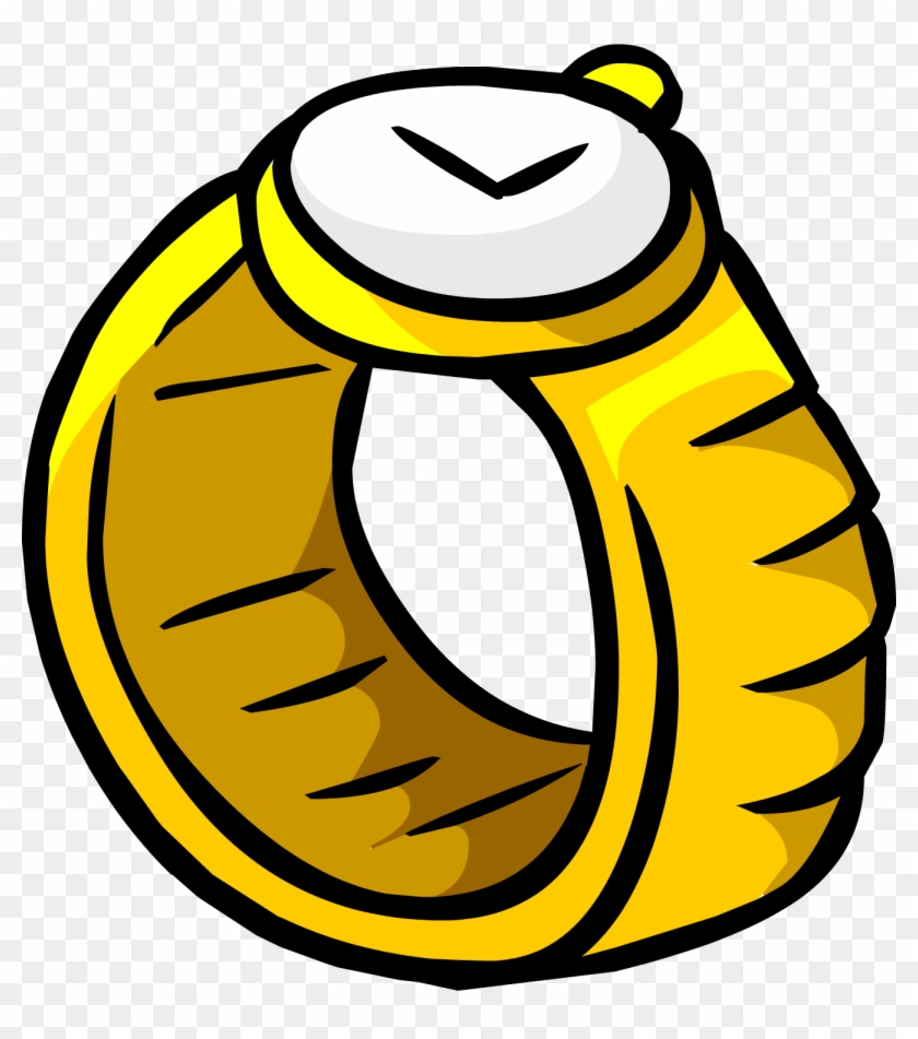 Gold Wristwatch - Club Penguin Gold Watch #611154