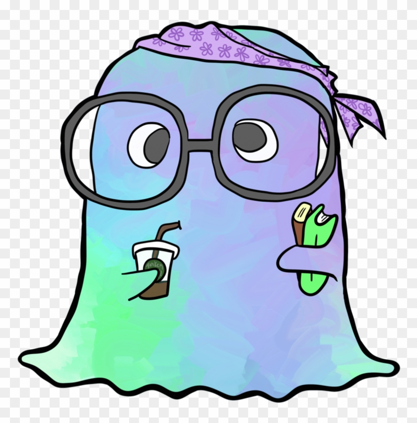 Hipster Ghost By Jackdragondale - Hipster Ghost By Jackdragondale #611166