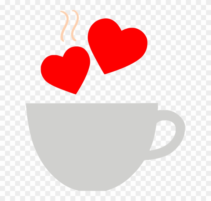 Chocolate Love Cliparts - Valentines Day Coffee Clipart #611224