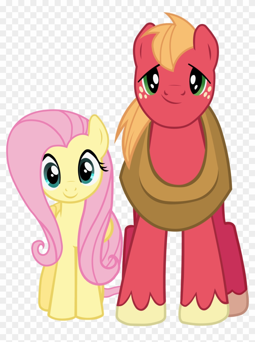 Bobthelurker, Big Macintosh, Earth Pony, Fluttermac, - Mlp Fluttershy And Big Mac #611242