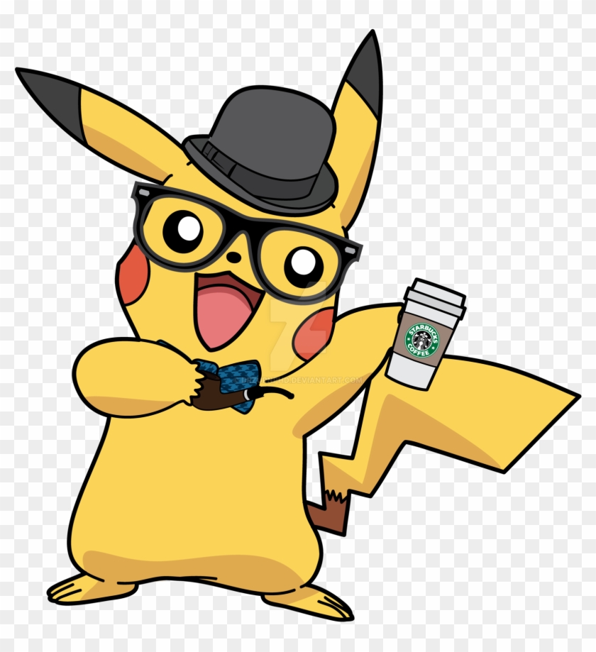 Hipster/self Portrait Pikachu - Pikachu With Birthday Hat #611245
