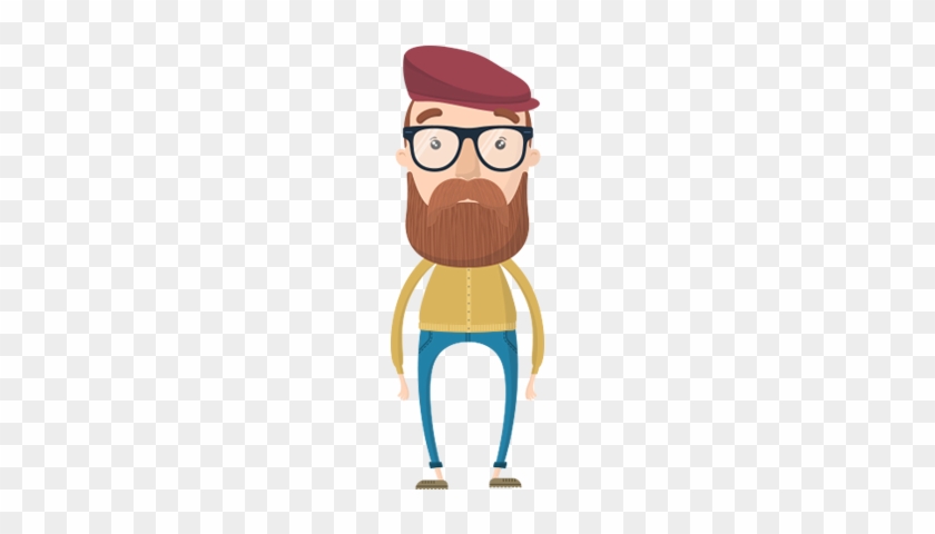 Hipster Guy Hipster Guy - Animation Character Png Gif #611251