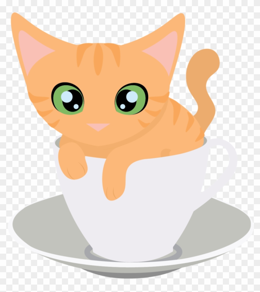Teacup Kitten By Xx Dreamer By Day Xx - Cartoon #611317