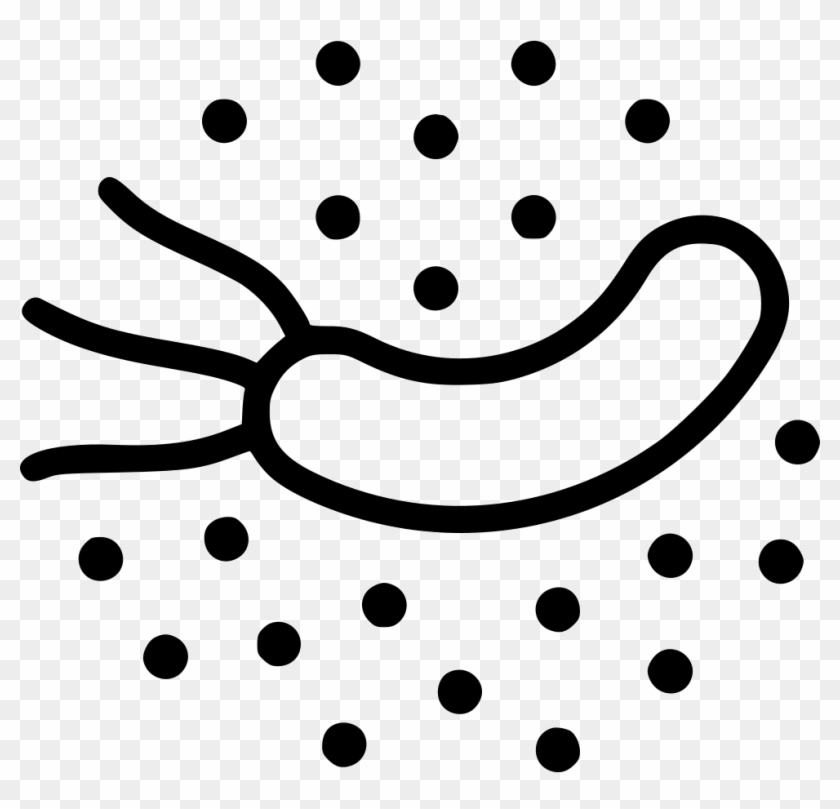Bacteria Virus Microbe Germs Bacterium Svg Png Icon - Free Of Germs Icon #611366
