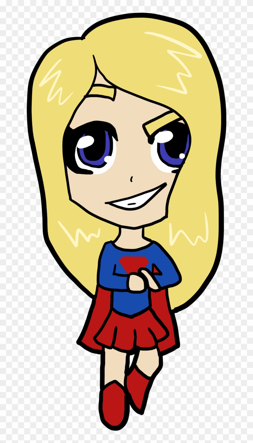 Super Girl Clipart Chibi - Drawing #611367