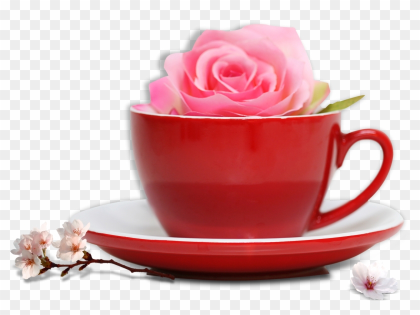 Tea Cup Mug - Rose #611375