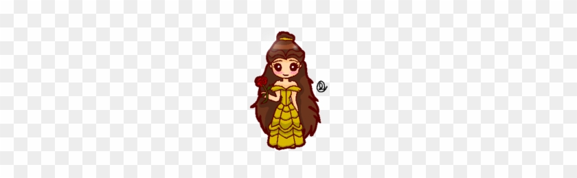 Chibi Belle Beauty And The Beast By Fairygirl233 - Cartoon #611392