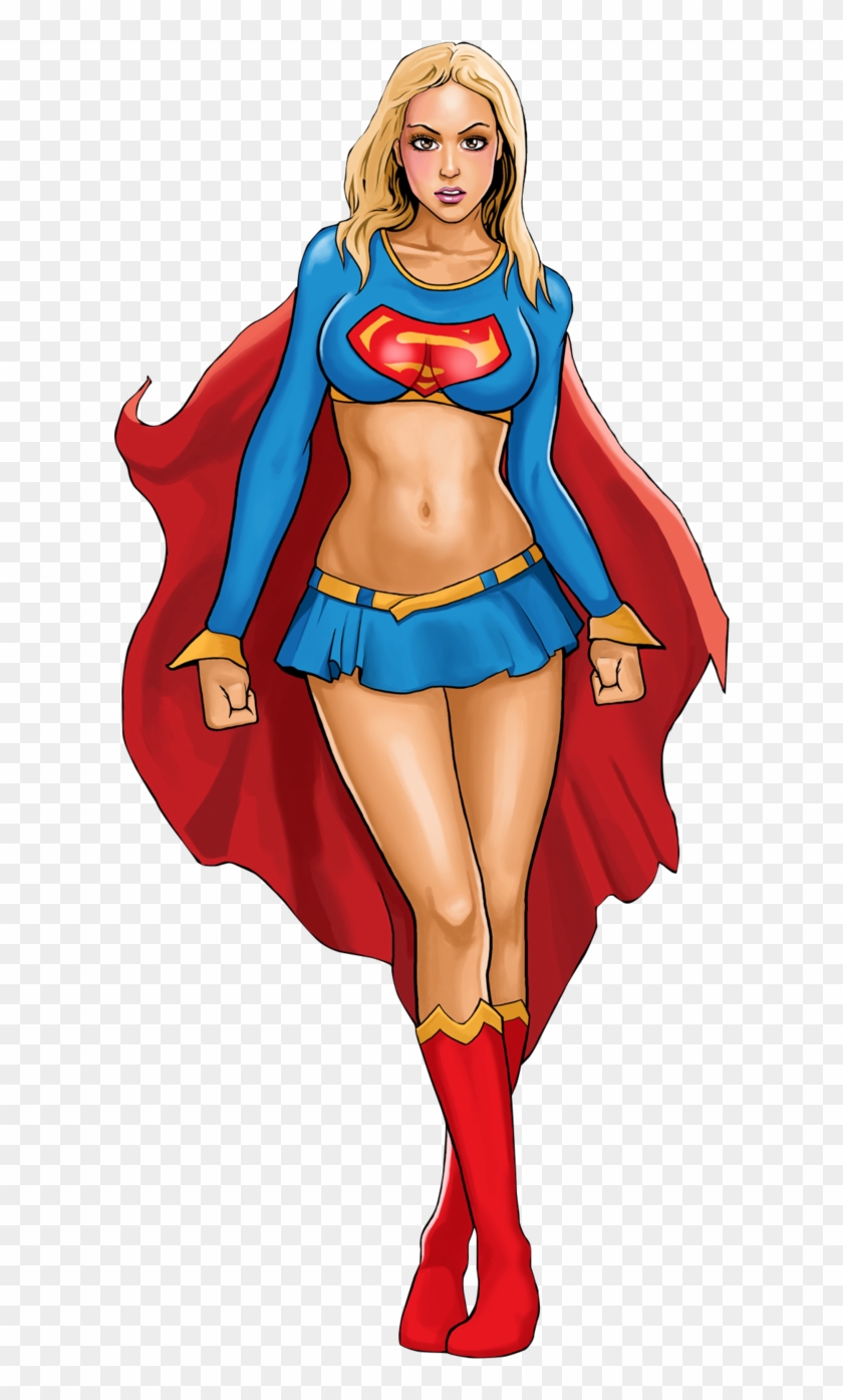 Supergirl By Bobhertley Supergirl By Bobhertley - Huimin Women's Dc Supergirl Top #611396