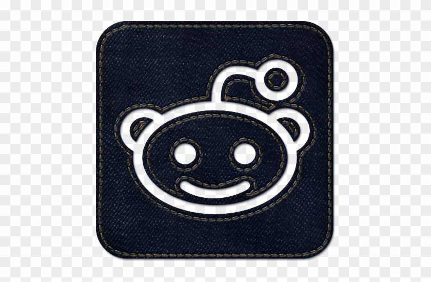 Reddit, Denim, Square, Social, Jean, Logo Icon - Reddit Icon #611676