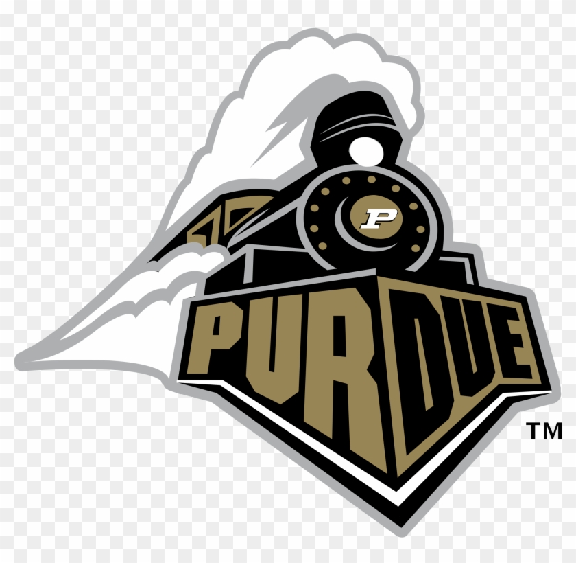 Purdue University Boilermakers Logo Black And White - Purdue University Logo #611733