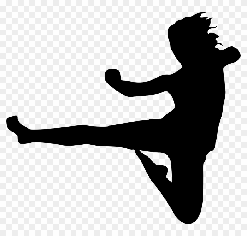 Kickboxing - Karate Clipart #611743
