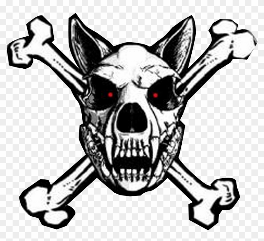 Police Dog Skull And Crossbones Clip Art - K9 Skull And Crossbones #611778