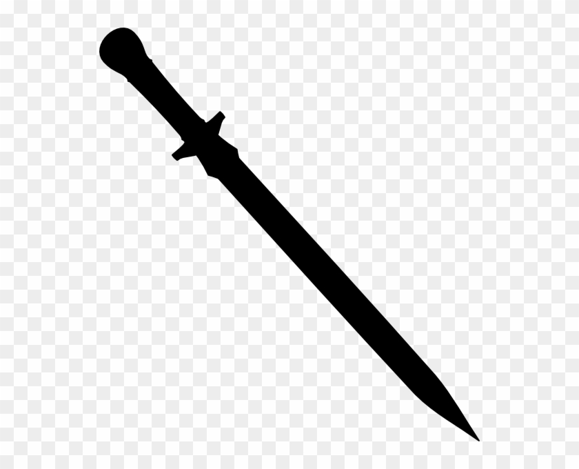 Black Sword Clipart #611786