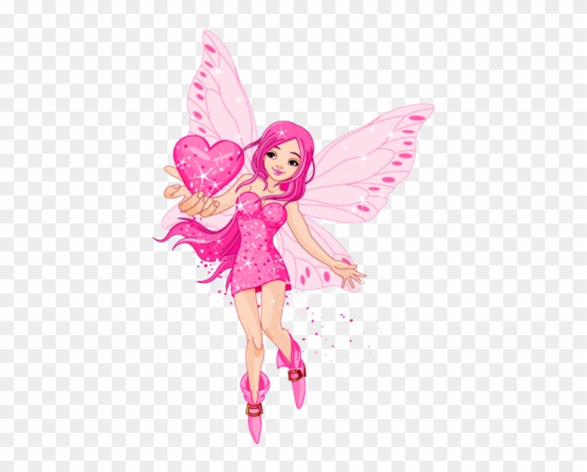 Pink Fairies Cartoon Clip Art Images - Love Fairy #611878