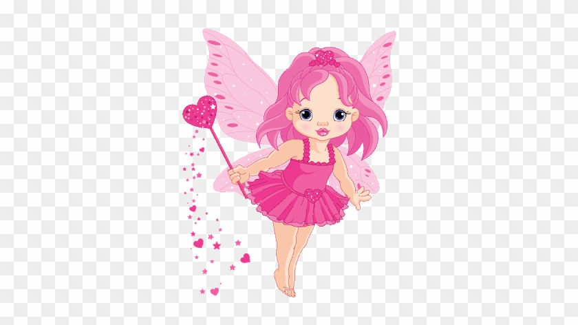 Pretty Cartoon Fairy - Pixies And Fairies Clipart #611889