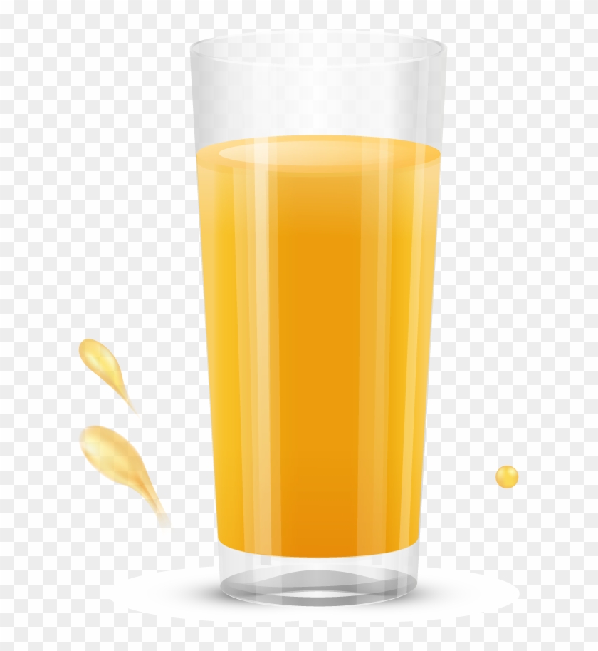 Orange Juice Harvey Wallbanger Orange Drink Orange - Glass Of Orange Juice Png #611910