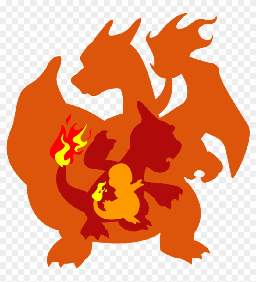 Charmander Evolutive Line By Jngnzlz - Pokemon Go Car Stickers #612022