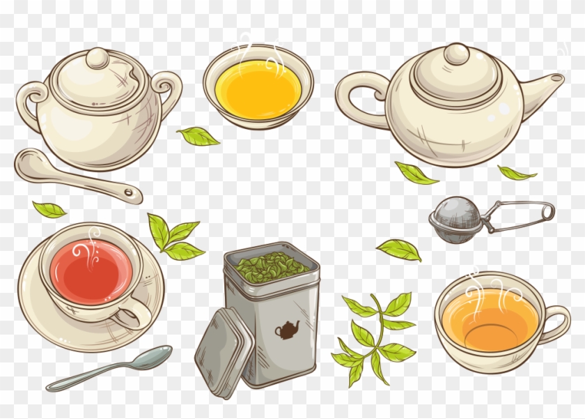 Green Tea Teacup Tea Strainer - Green Tea Teacup Tea Strainer #612314