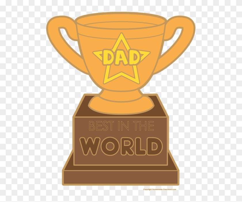 Trophy Clipart Oscar Award - Fathers Day Trophy Clipart #612273