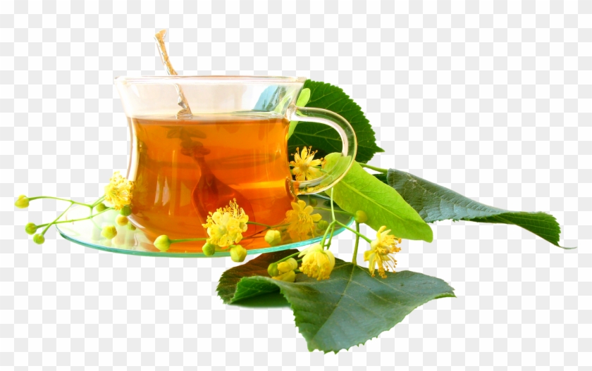 Green Tea Cup With Lemon - Green Tea Cup Png #612357
